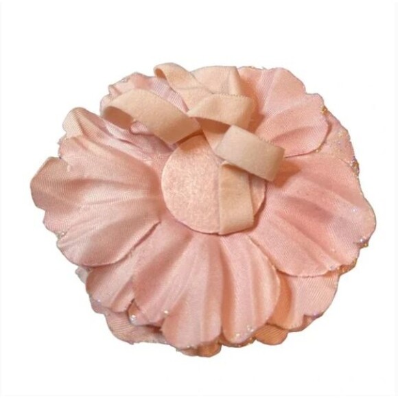 Tieks Flower Pale Pink Box Topper with Faux Rhinestones in Center TT-1-481 - Picture 3 of 3